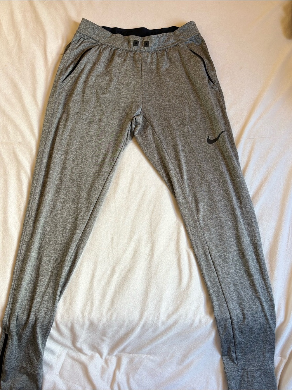 Nike Gray men’s  Athletic Joggers with Swoosh